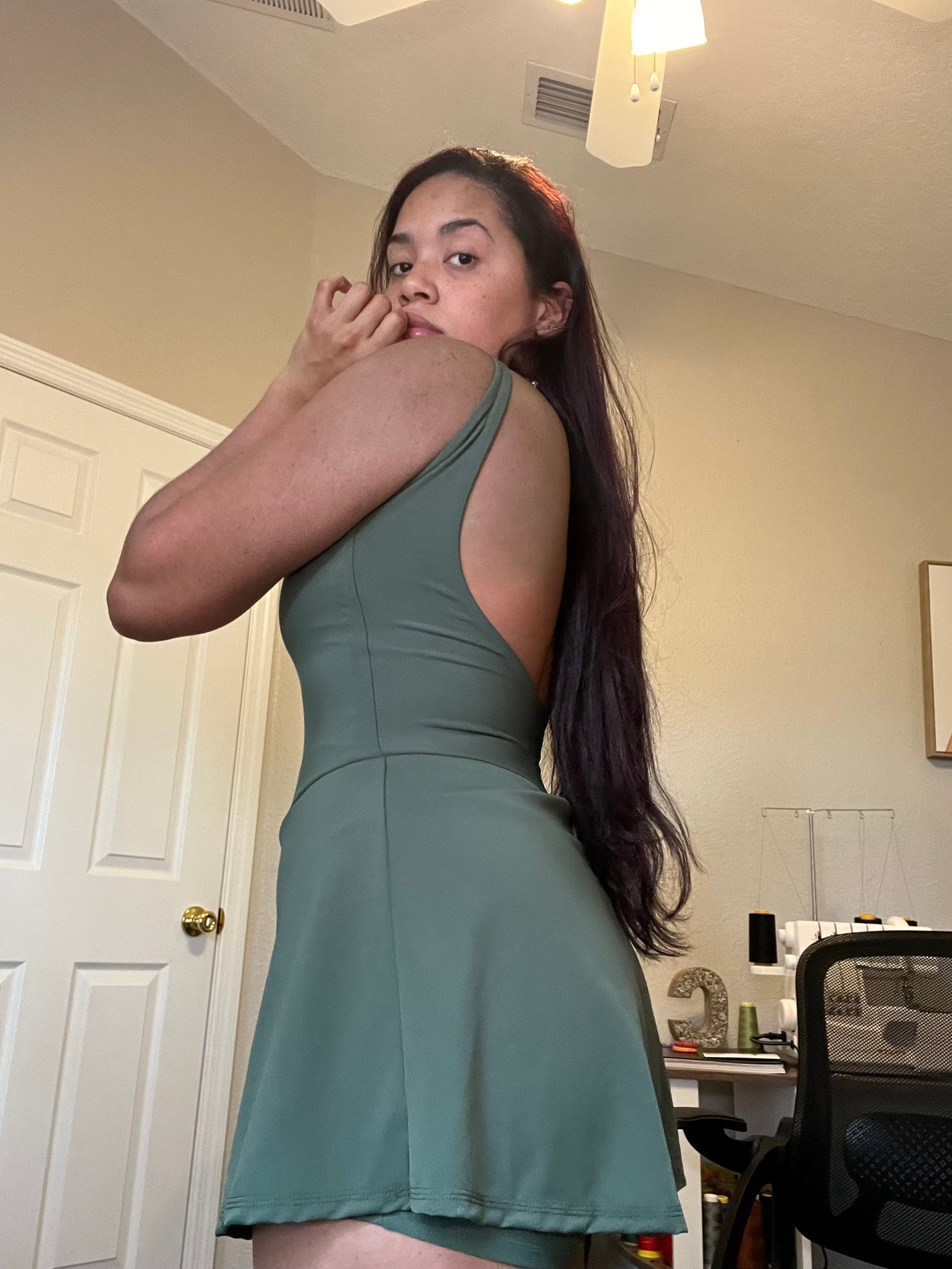 Squlpted Jumpsuit Skort