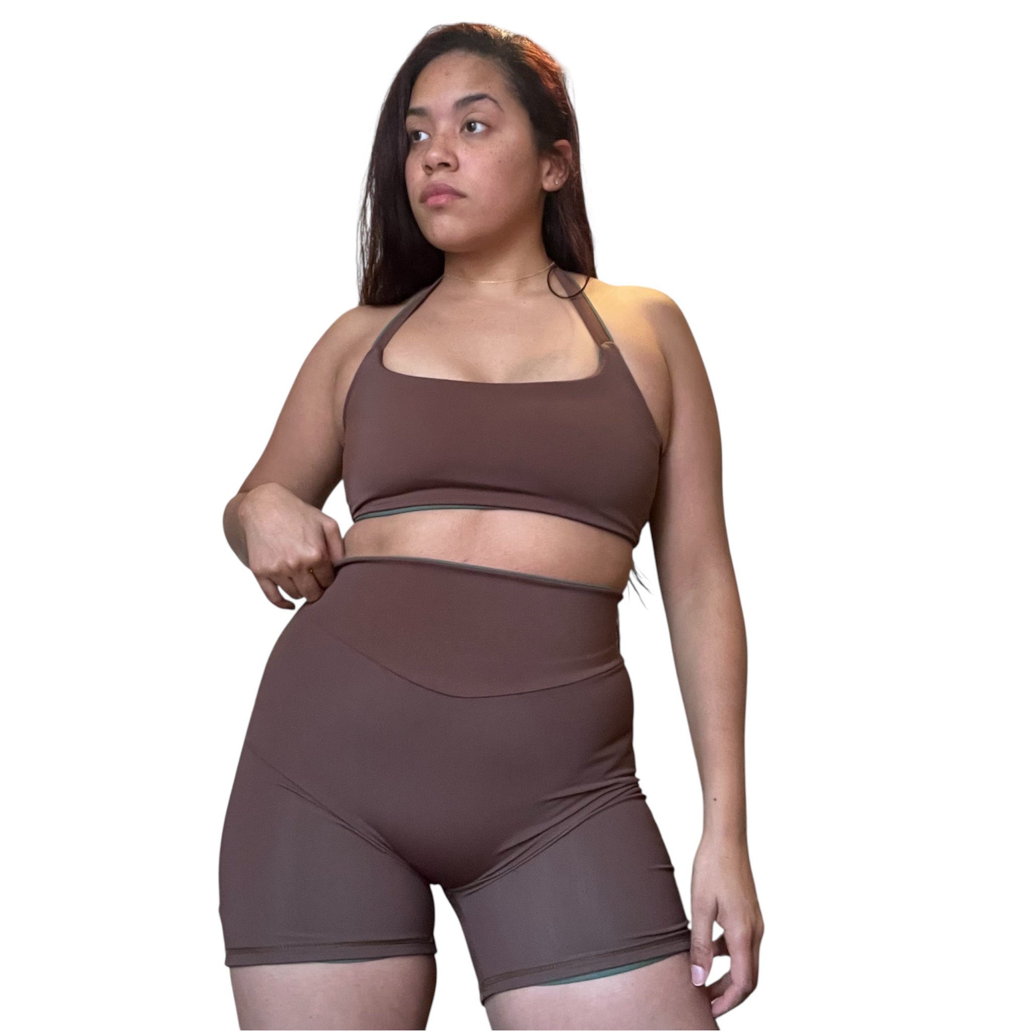 Reversible Set Olive/Brown