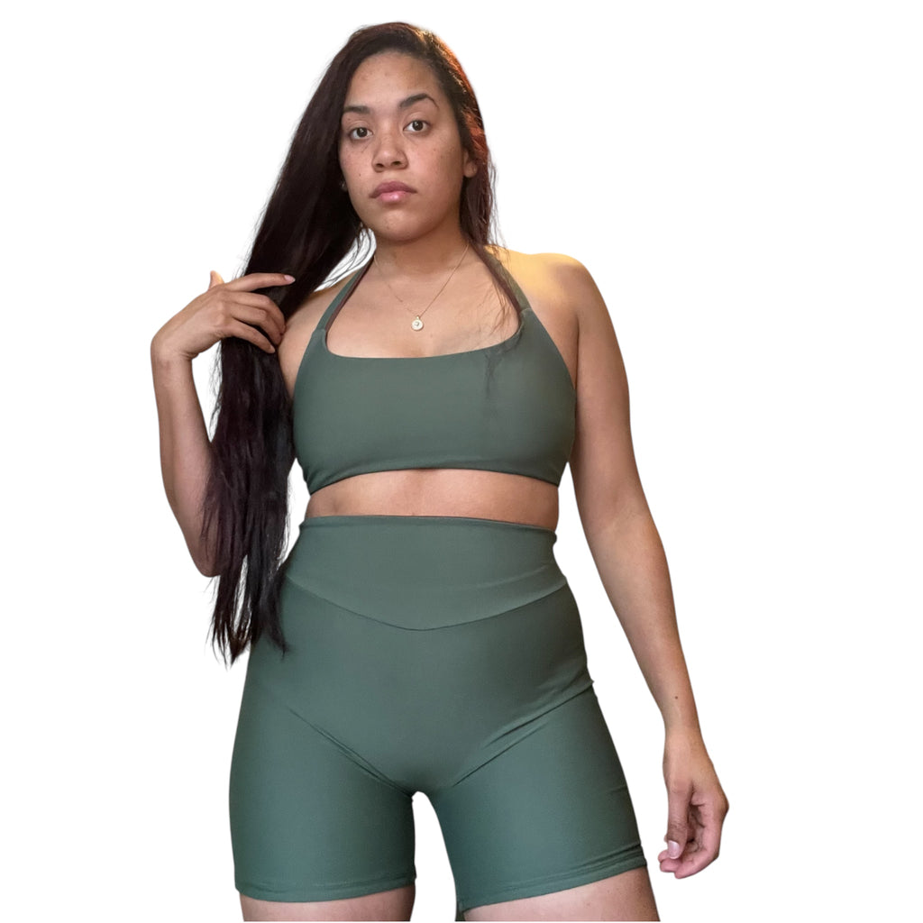 Reversible Set Olive/Brown