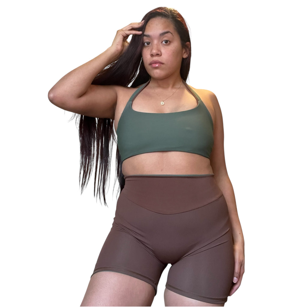 Reversible Set Olive/Brown