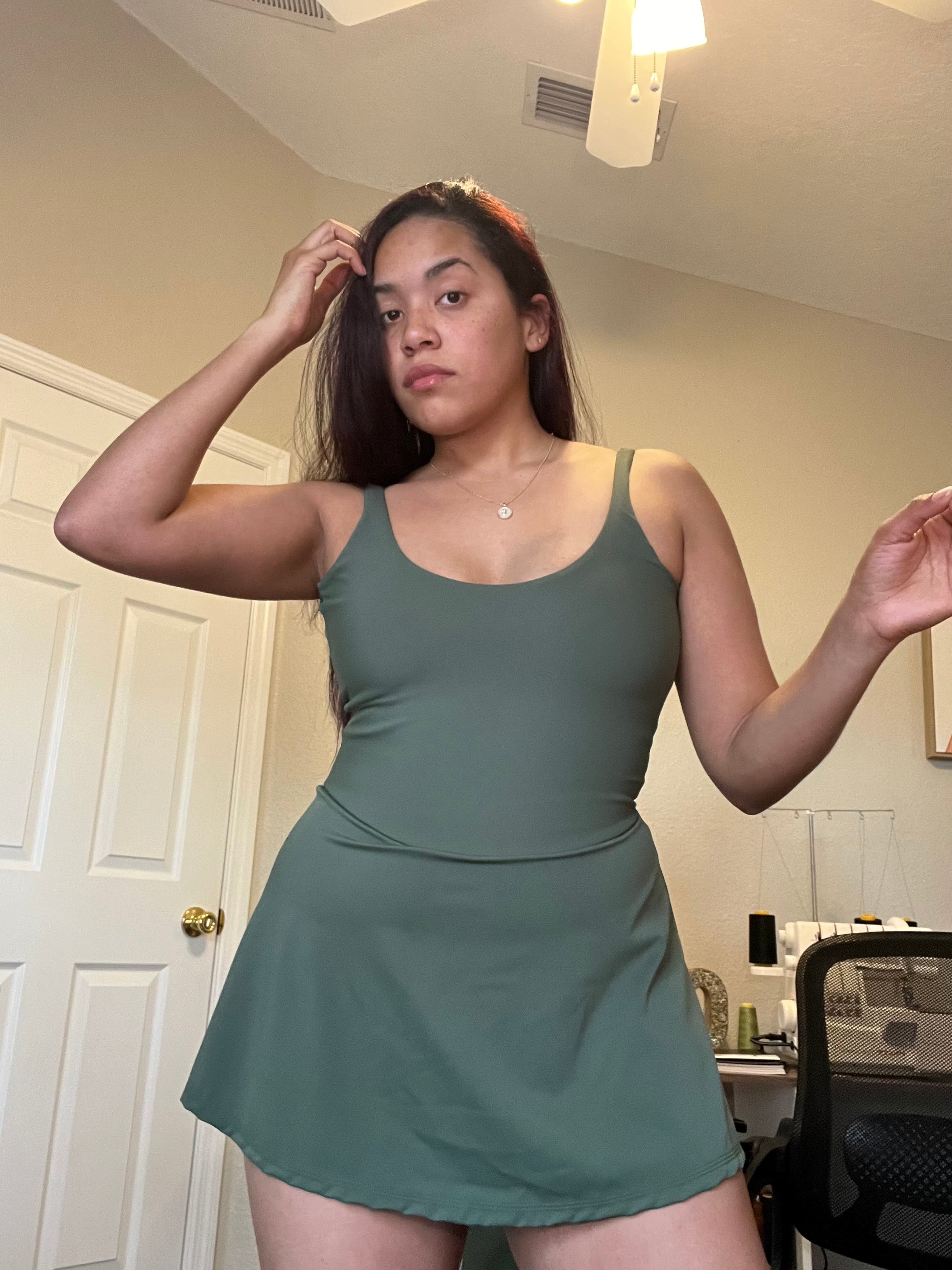 Squlpted Jumpsuit Skort