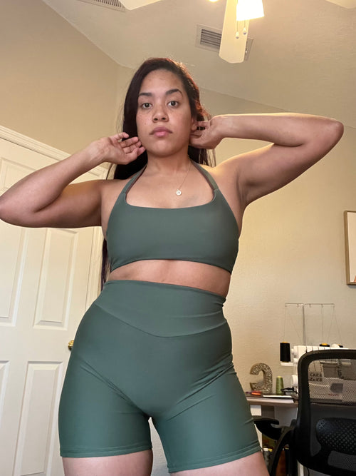 Reversible Set Olive/Brown