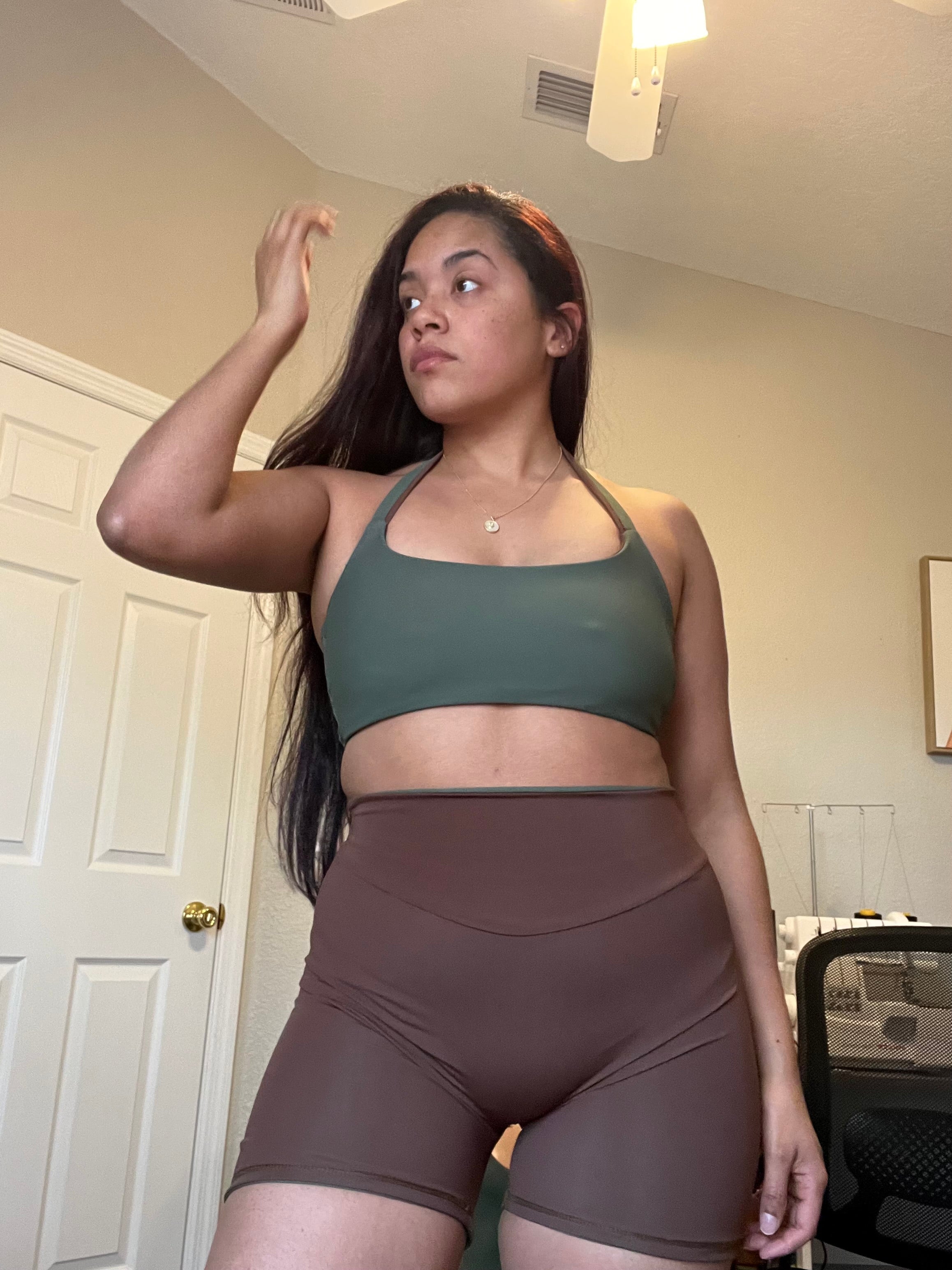 Reversible Set Olive/Brown