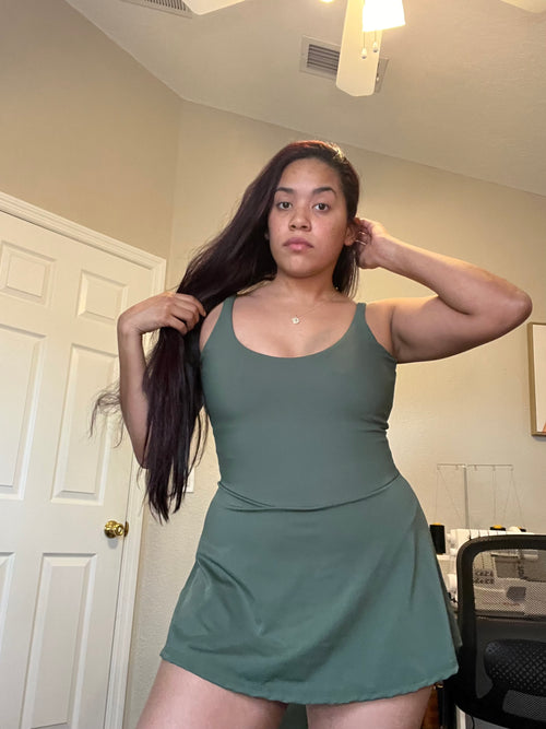 Squlpted Jumpsuit Skort