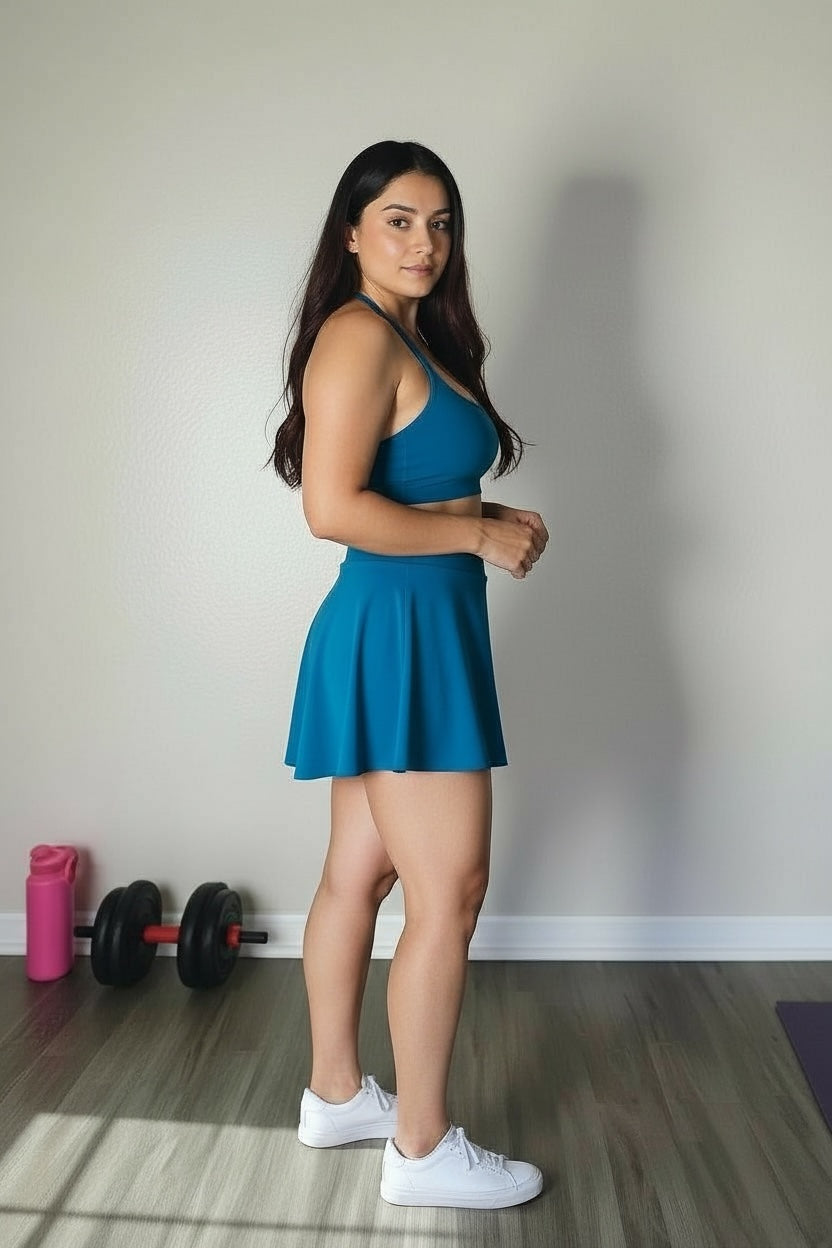 Teal Skort Set